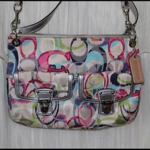 Coach Poppy Ikat shoulder crossbody C1276-19874